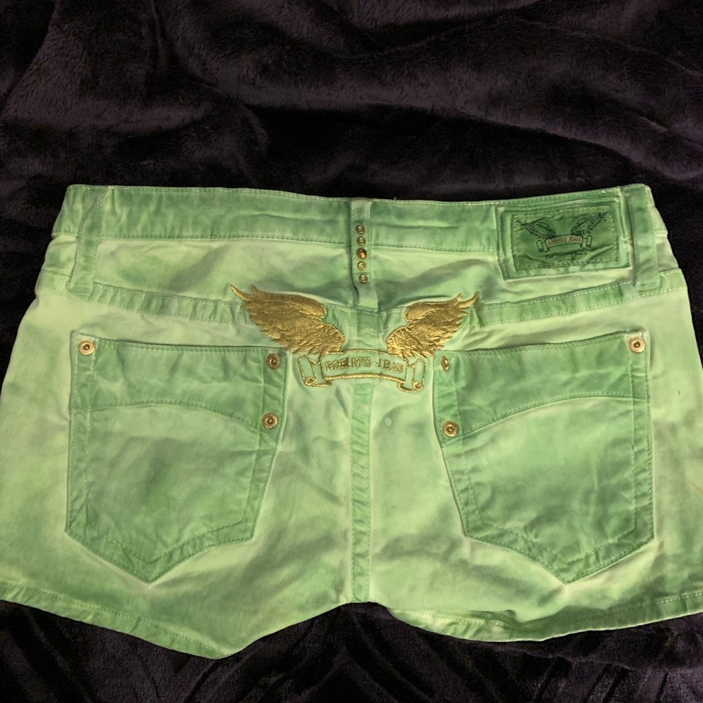Robins jean shorts